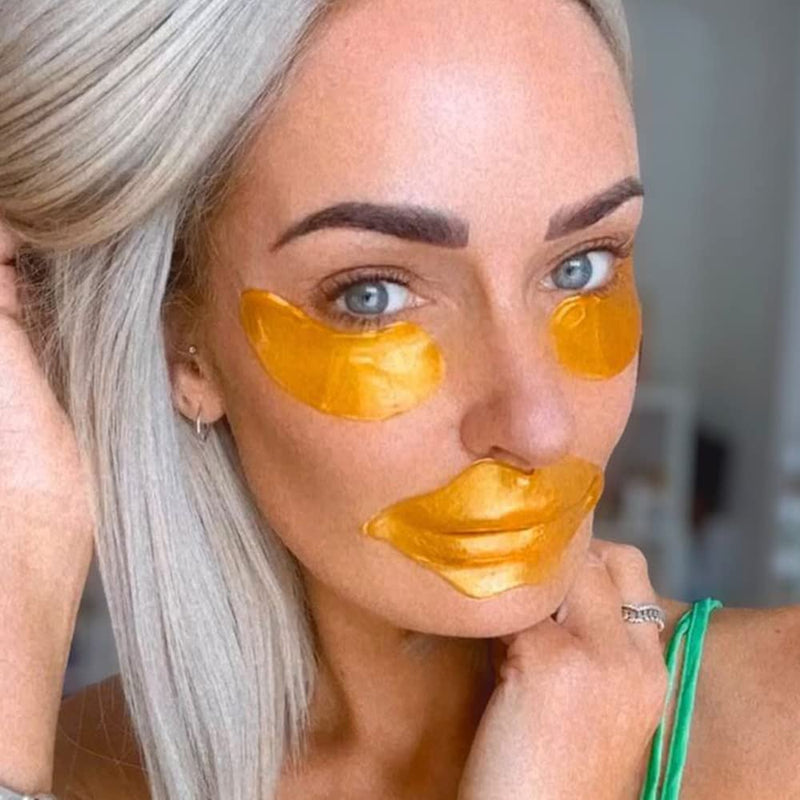 Balance Active Formula Gold & Marine Collagen Hydrogel Under Eye Masks (3 pack) Instantly Cool, Refresh & Revive Tired-Looking Eyes. Cruelty Free. - BeesActive Australia