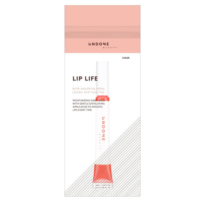 Moisturizing Sheer Balm Lip Tint with Exfoliating Tip for Gentle Dry Skin Removal – UNDONE BEAUTY Lip Life Value 2 pack. Natural Shea, Jojoba & Rose Hip. Lip Smoothing. Non-Sticky Gloss. CLEAR - BeesActive Australia