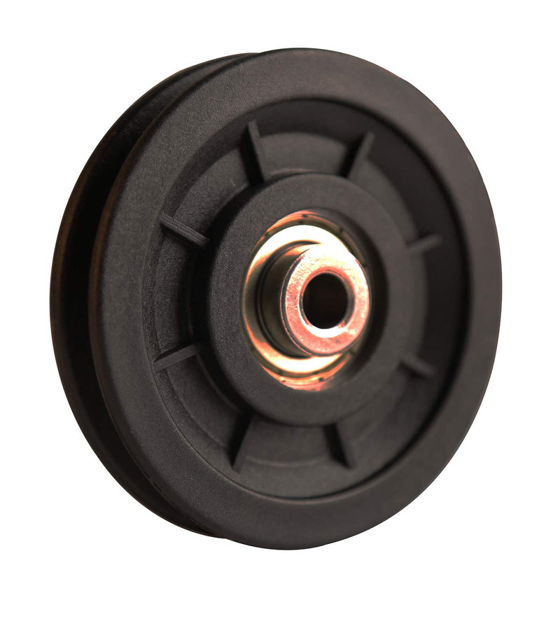 LFJ 90mm/3.5" Nylon Bearing Pulley Wheel Replace for Gym Equipment Part Cable Merchine 2 PCS - BeesActive Australia