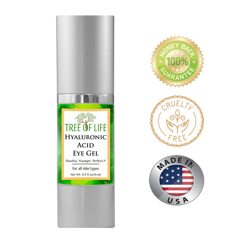 Hyaluronic Acid Eye Gel for Face and Eye Area Moisturization and Hydration - BeesActive Australia