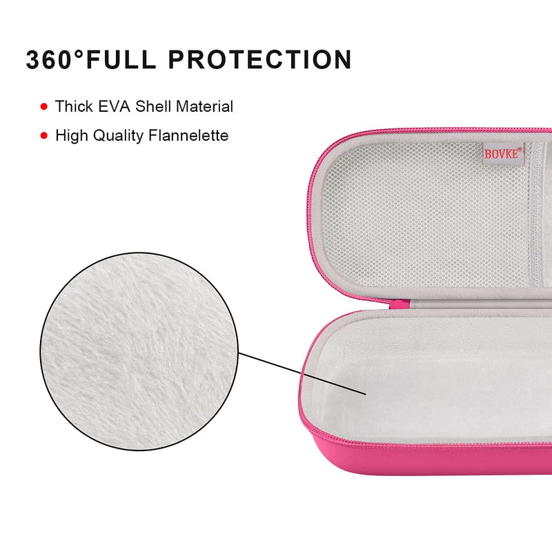 BOVKE Hard Stethoscope Case for 3M Littmann Classic III, MDF Acoustica Lightweight, Lightweight II S.E. Stethoscope,Extra Room for Medical Bandage Scissors EMT Trauma Shear and LED Penlights,Raspberry C_Raspberry - BeesActive Australia