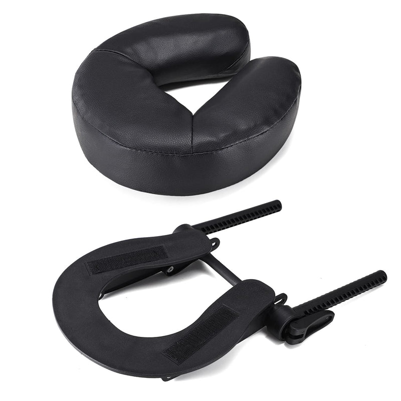 Noverlife Adjustable Massage Table Face Cradle, Massage Headrest Cradle with Face Cushion, Massage Headrest Platform with Pillow Adjustable Cradle Head Support Massage Equipment for Massage Tables - BeesActive Australia