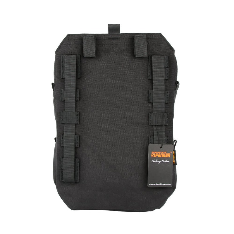 EXCELLENT ELITE SPANKER Tactical MOLLE Hydration Pack for 3L Hydration Water Bladder Molle Vest Accessory Black - BeesActive Australia