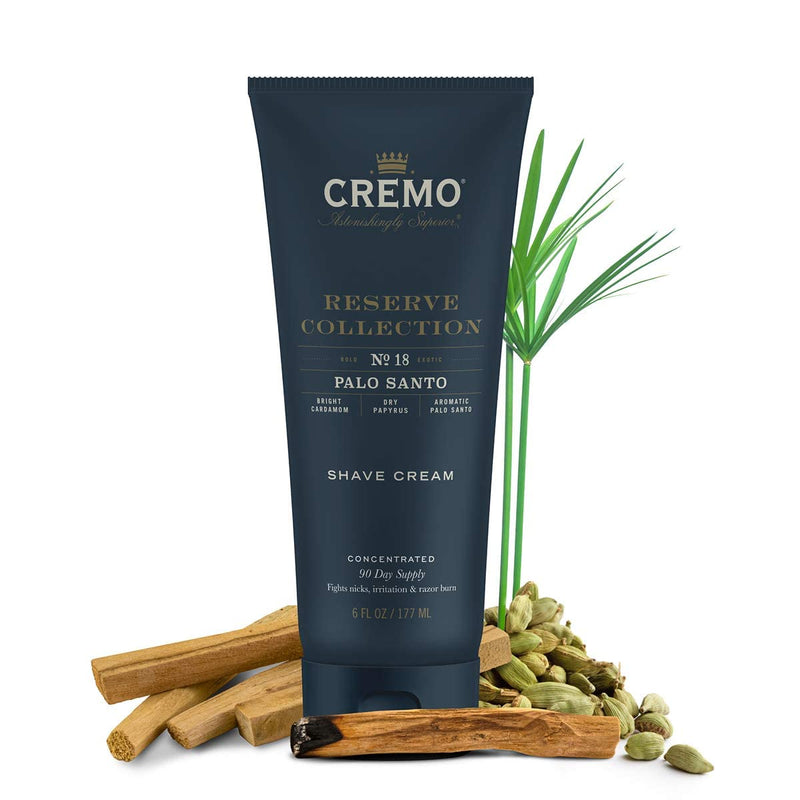 CREMO - Reserve Collection Palo Santo Concentrated Shave Cream For Men | Fights Razor Burns | 177ml - BeesActive Australia