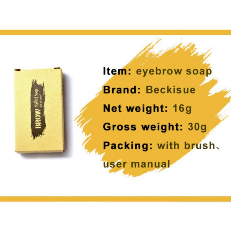 MKYUHP Wild Eyebrow Shaping Soap Long-lasting Waterproof Eyebrow Shaping Gel Wax Eyelash Re-Growth Wax, Great Choice for Christmas. - BeesActive Australia