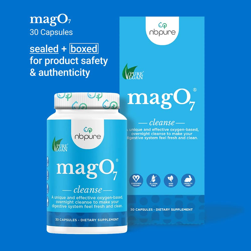 nbpure Mag O7 Oxygen Digestive System and Colon Cleanse and Detox Capsules (30 Count (Pack of 1)) 30 Count - BeesActive Australia