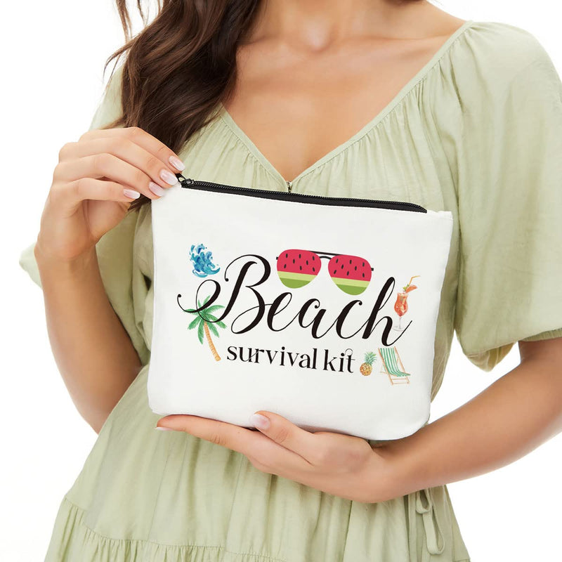 Beach Bags for Women, Sunscreen Bag, Beach Kit, Beach Bags for Women, Beach Survival Kit, Waterproof Makeup Bag, Wictoria Secret Makeup Bag, Beach Gifts for Women, Small Beach Bag - BeesActive Australia