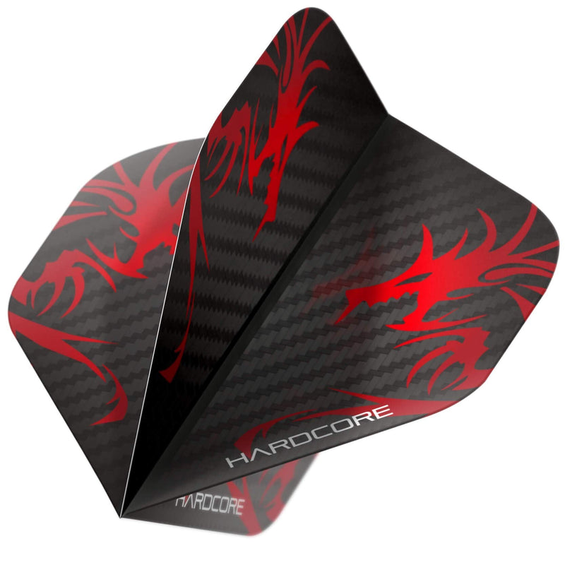 RED DRAGON Hardcore Selection Pack Extra Thick Standard Dart Flights - BeesActive Australia