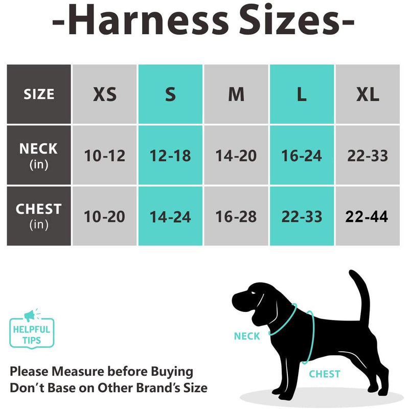 PoyPet No Pull Dog Harness, [Release at Neck] Reflective Adjustable No Choke Pet Vest with Front & Back 2 Leash Attachments, Soft Control Training Handle for Small Medium Large Dogs S Checkered Beige - BeesActive Australia