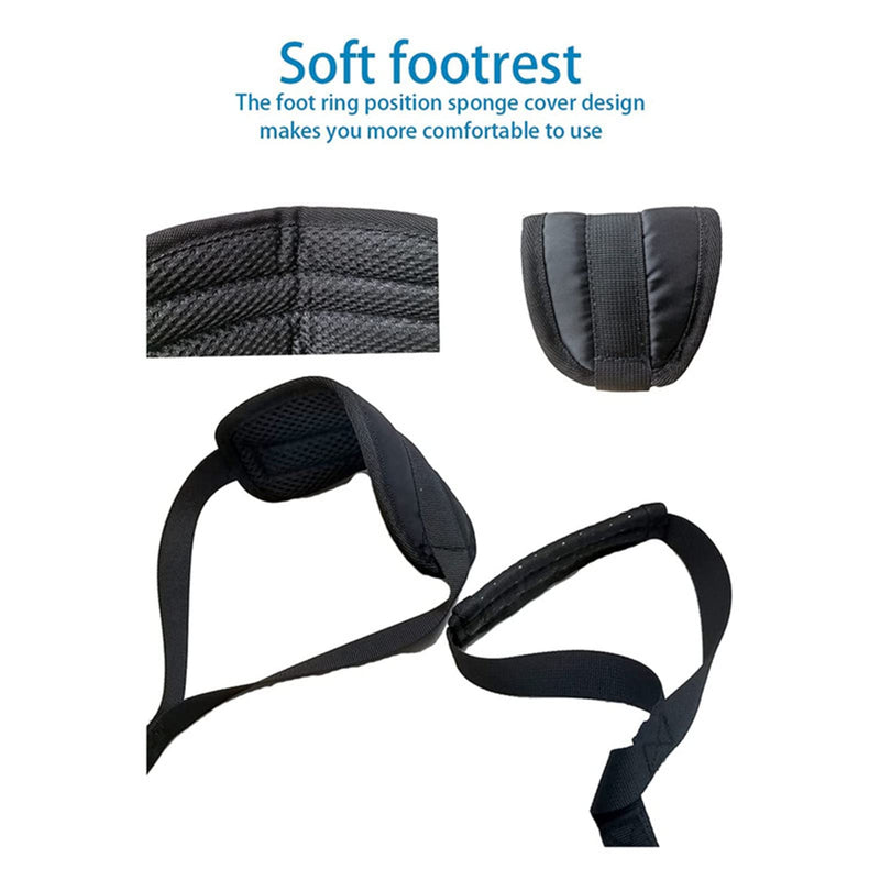 Leg Lifter Strap Leg Lifter Foot Lifter Orthosis Bed Aid Stand Up Leg Lifter Aids with Hand Grip Mobility Aids - BeesActive Australia