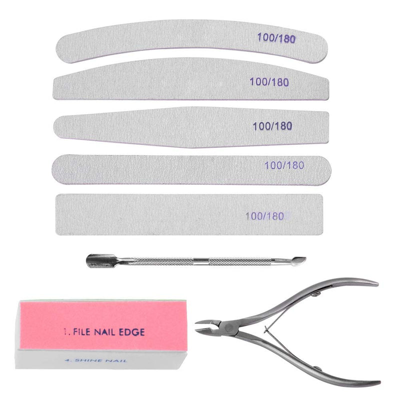 Nail Art Buffer, Nail Sanding Sponge Files Buffer Polish Manicure Pedicure Professional Tool Set - BeesActive Australia