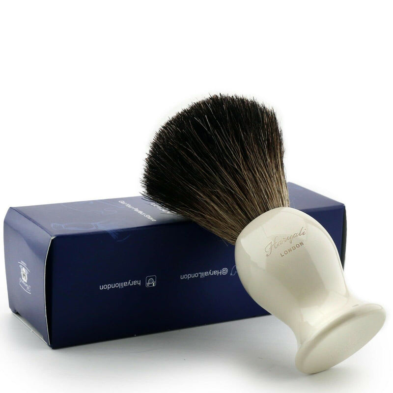 Pure Black Badger Hair Shaving Brush with The Ivory Color Base Comes with The Designer Box Special for Men - BeesActive Australia
