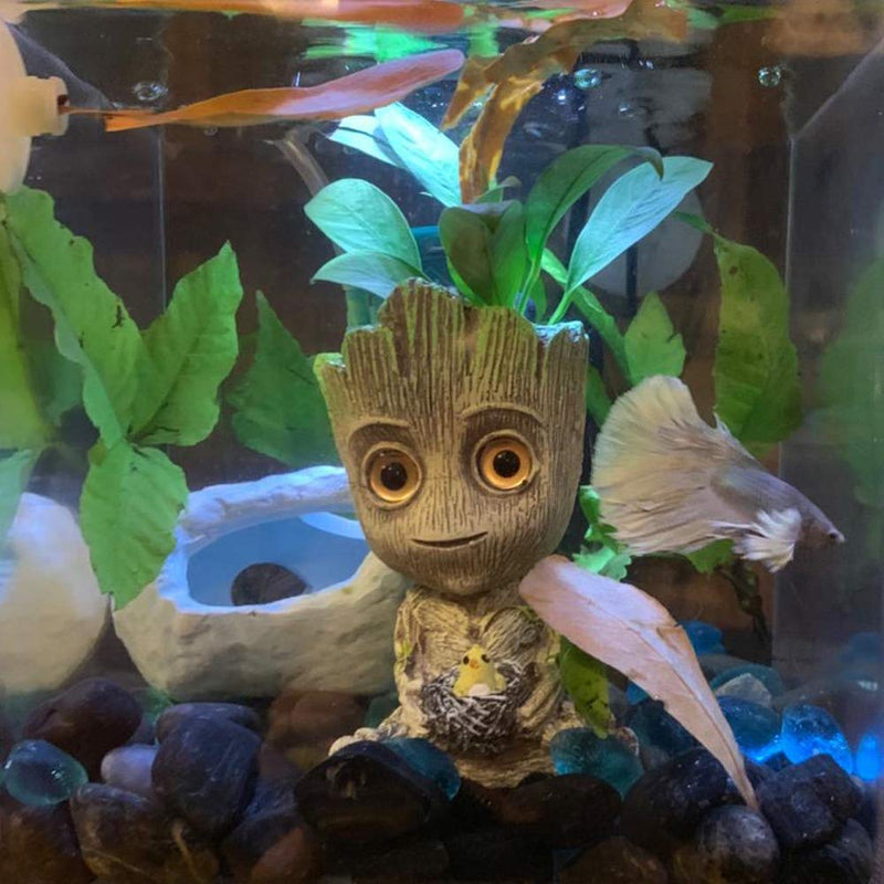 SLOCME Aquarium Groot Air Bubbler Stone Decorations - with Standard Tubing and Fish Tank Air Stone Set - BeesActive Australia