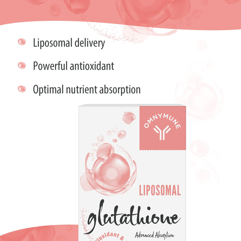 Liposomal Glutathione Supplement 1000mg, Reduced Glutathione Softgels with Vitamin C, for Anti-Aging, Detox, Brain, Immune Health, Better Absorption, L-Glutathione 60 Capsules per Bottle 60 Count (Pack of 1) - BeesActive Australia