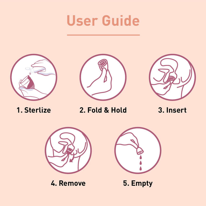 Sirona Reusable Menstrual Cup Medium | Reusable Period Cup | Tampon and Pad Alternative | Heavy Flow - BeesActive Australia