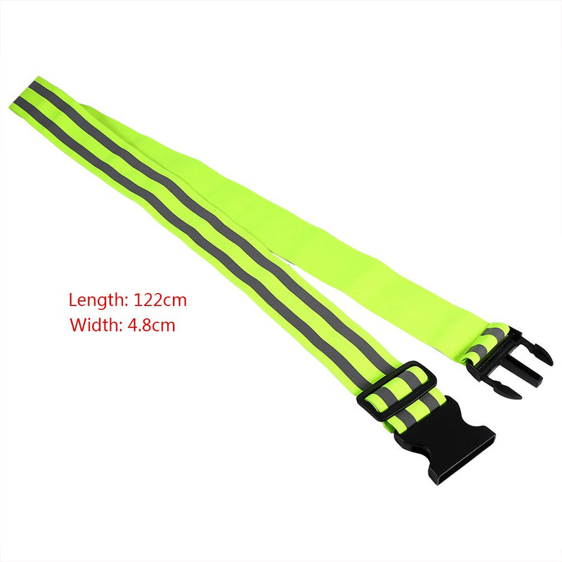 Security Reflective Belt, Reflective Vest Belt, Highly Reflective Adjustable Reflective Tape for Men Women Night Outdoor Sports Walking Cycling Running - BeesActive Australia