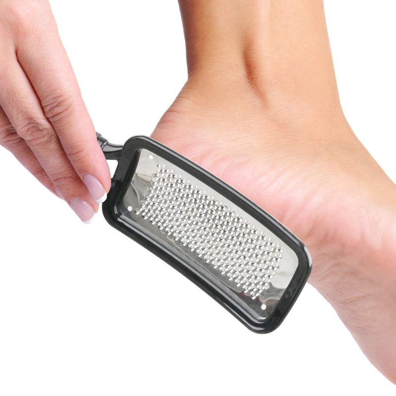 Leuxe 2Pcs Stainless Steel Foot Files Callus Remover For Feet To Remove Hard Skin - BeesActive Australia