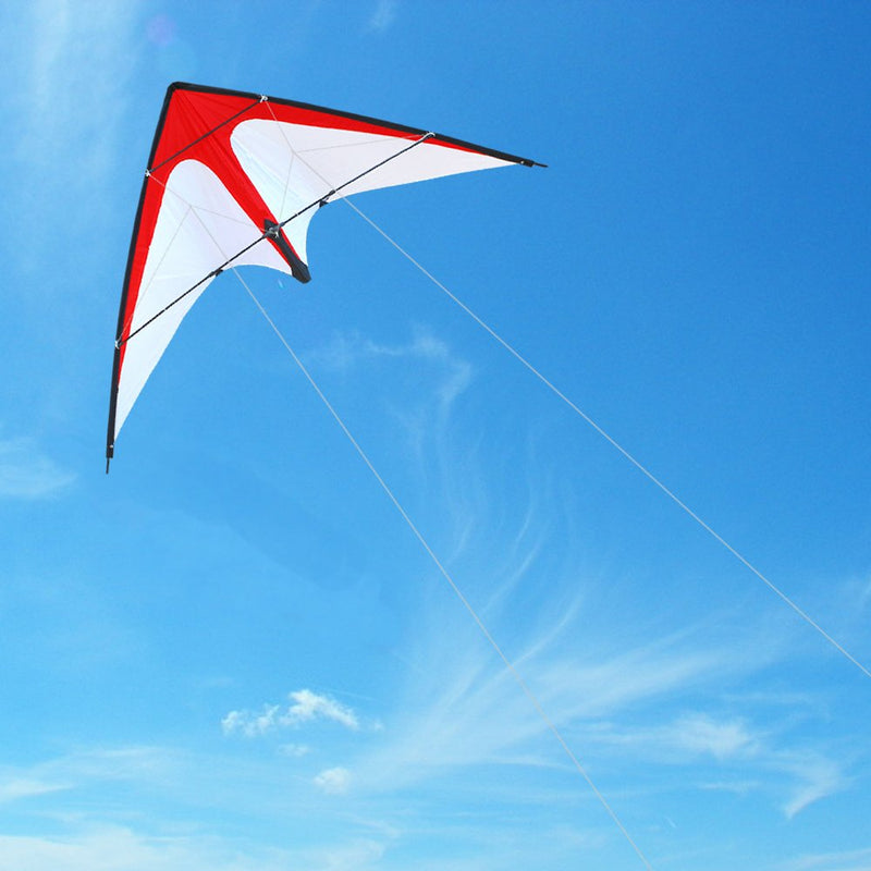 [AUSTRALIA] - HENGDA KITE New 48 Inch Stunt Kite Outdoor Sport Fun Toys Dual Line Sport Kite - Includes Kite Line and Bag Red Arrow-48 Inch 