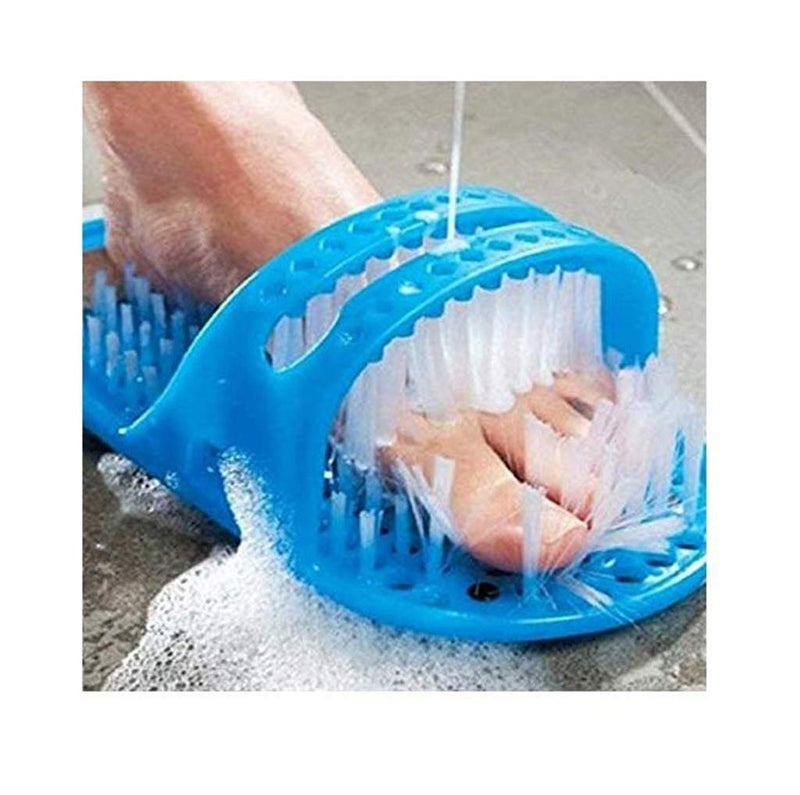 Magic Feet Cleaner,Feet Cleaning Brush,Foot Scrubber for Washer Shower Spa Massager Slippers, 1 Pc(Blue) - BeesActive Australia