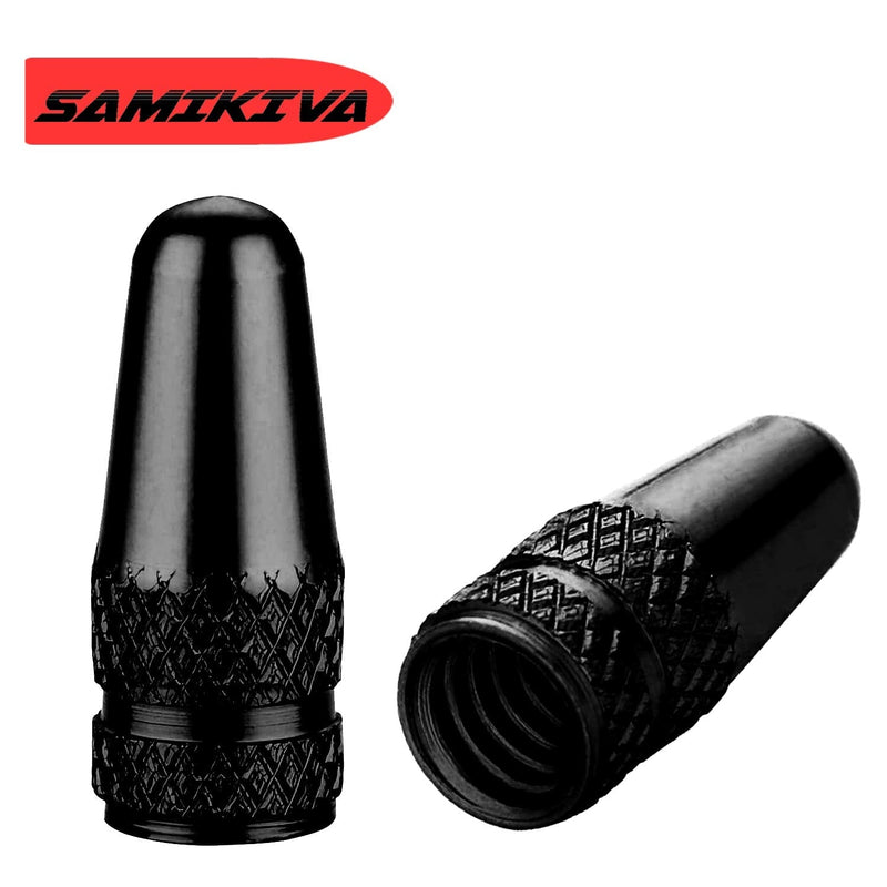 SAMIKIVA (10 Pack Bike Presta Valve Stem Caps, Chrome Anodized Aluminum, Use On Presta French Valves, Dust caps for MTB Road Racing Bicycle, Rocket Style - BeesActive Australia