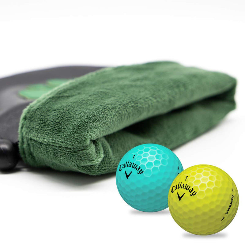 Golf Valuables Pouch,Golf Pouch with Drawstrings Leather Golf Tee Pouch for Men Women Black - BeesActive Australia