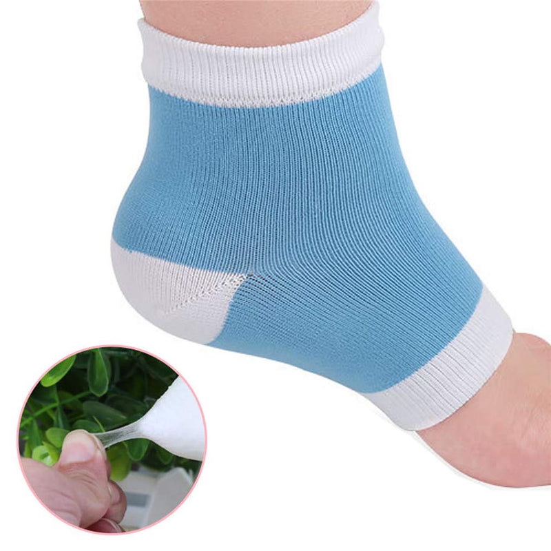 Ventilated Gel Heel Socks Soft Moisturizing, Open Toe Socks Designed for Ventilating and Refreshing, Lined with Moisturizing Gel, Moisturizing Dry Chapped Heel, Daily Care for Foot Skin - BeesActive Australia