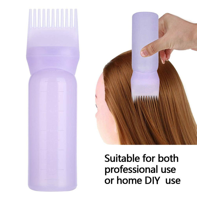 Hair Dye Brush Bottle, 3 Colors Lightweight Hair Dyeing Bottle Brush Shampoo Hair Color Oil Comb Applicator Tool(blue) blue - BeesActive Australia