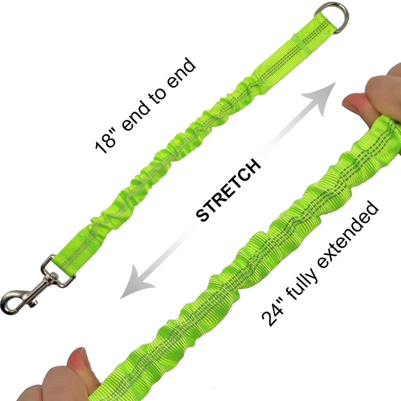 BTINESFUL 20FT Dog Tie-Out Rope + Bungee Dog Leash Extension (Green) - BeesActive Australia