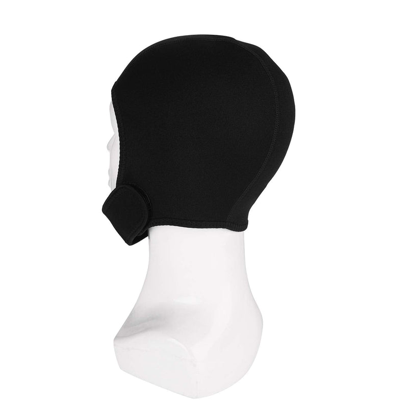 ITODA Neoprene 2mm Beanie Diving Hat Adjustable Scuba Dive Surf Swimming Sun UV Protection Warmer Women Men Windproof Cap for Surfing Kayak Rafting Canoe Snorkeling Water Sports Black - BeesActive Australia