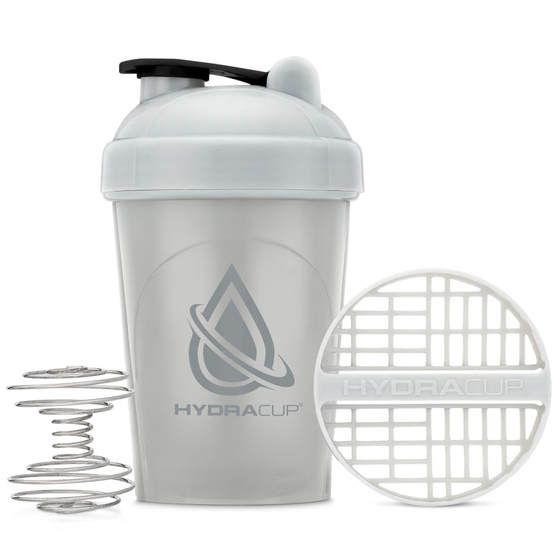 HydraCup [4 Pack] - 20oz Shaker Bottle for Protein Mixes, Barbell Blender Wire Whisk & Mixing Grid, Shaker Cup BPA Free 4 Pack Dark - BeesActive Australia