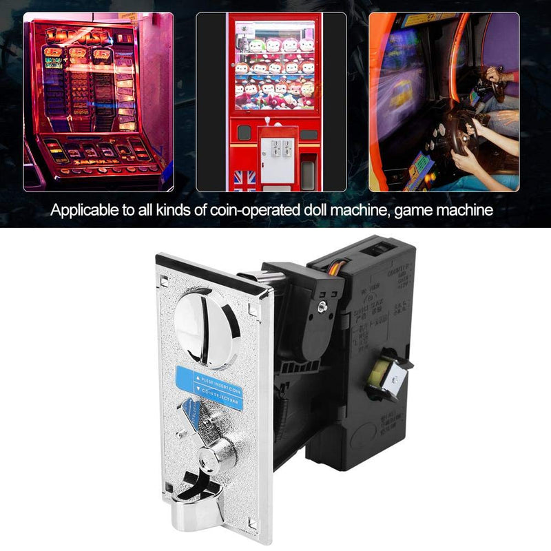HEEPDD Coin Selector, Comparable Roll Down Advanced Electronic CPU Coin Sorter for Arcade Game Vending Machine - BeesActive Australia
