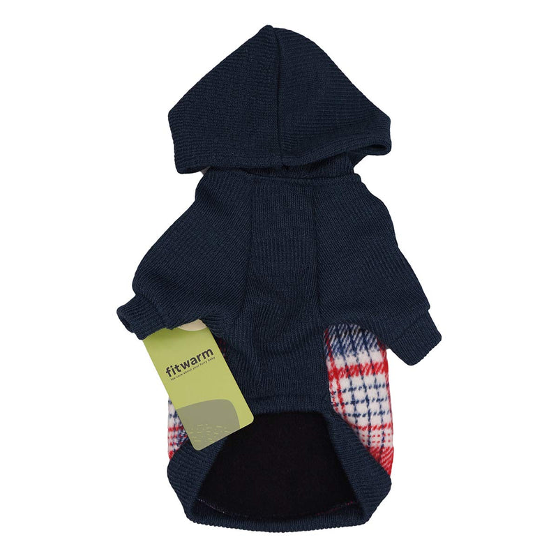 Fitwarm Knitted Pet Clothes Dog Sweater Hoodie Sweatshirts Pullover Cat Jackets Large Red - BeesActive Australia
