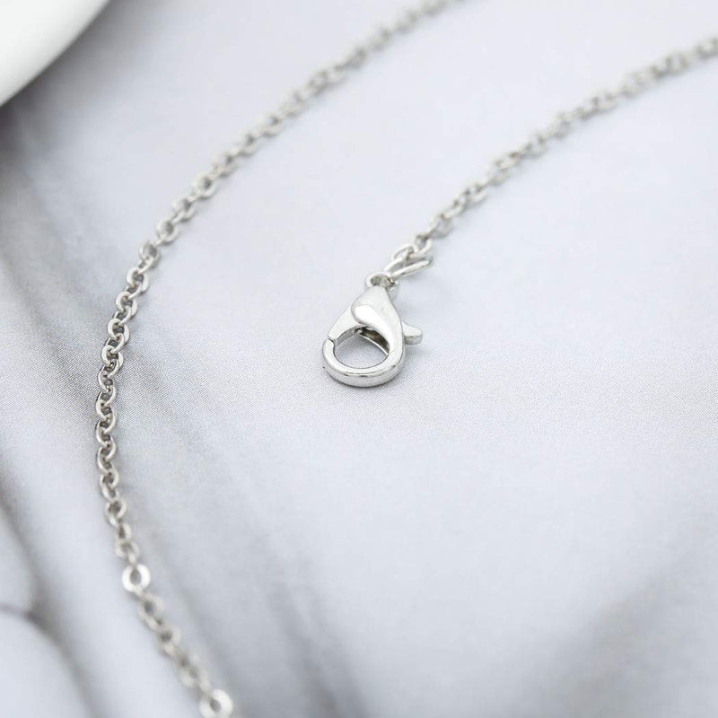 Jovono Fashion Balloon Pendant Necklaces Dainty Necklace Chain Jewelry for Women and Girls (Silver) Silver - BeesActive Australia