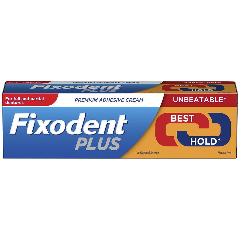 Fixodent Denture Adhesive Cream Dual Power 40g **4 PACK DEAL** - BeesActive Australia