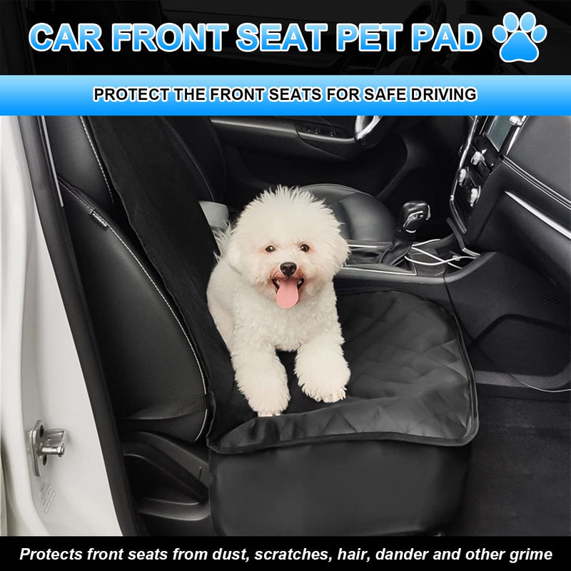 Dog Car Seat Cover, Universal Waterproof Non-Slip Backing Dog Seat Covers/Protectors with Buckle, Padded for Most Cars, SUV & MPV (Black) - BeesActive Australia