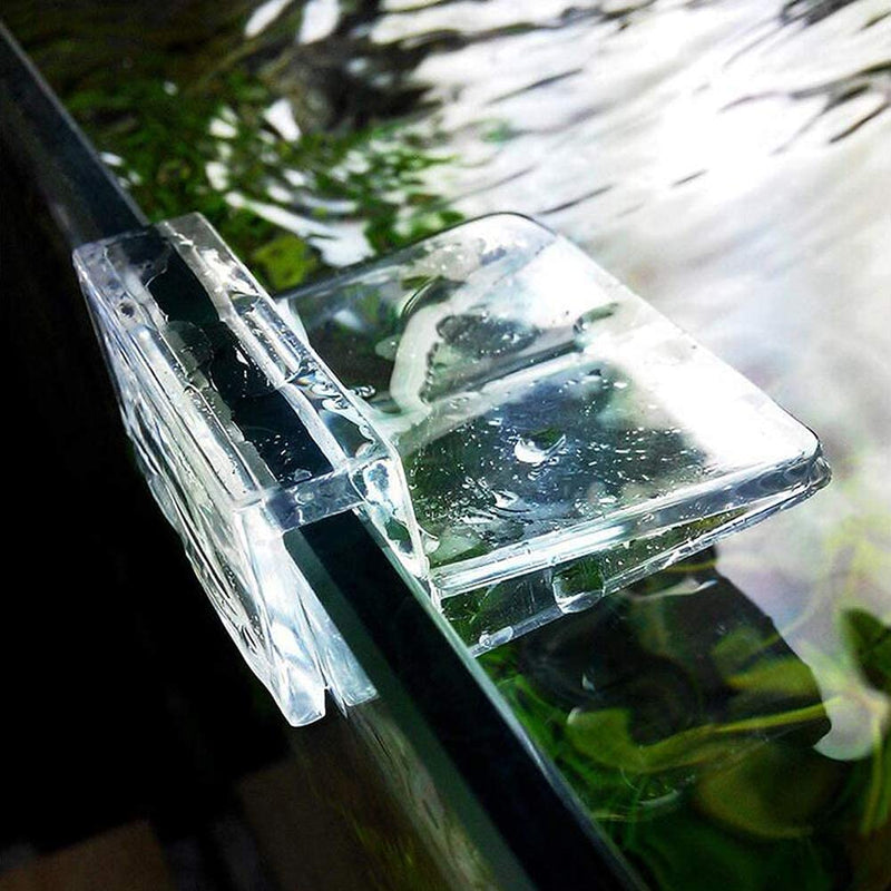 MEETOOT 4pcs Fish Tank Bracket 5mm Acrylic Fish Tank Support Tools Clear Aquarium Fish Tank Glass Cover Clip Support Holder - BeesActive Australia