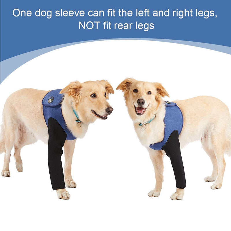 Dog Recovery Suit, Cone Collar Alternative, Abrasion Resistant Dog Recovery Sleeve, Washable 2.5mm Thick and Waterproof, Pet Wounds Prevent Licking, Bite, Being Wet and Infected XL - BeesActive Australia