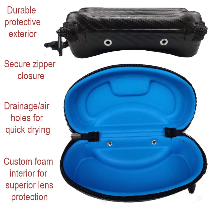 V ATHLETICA Protective Swim Goggle or Sunglasses Case with Bag Clip - BeesActive Australia