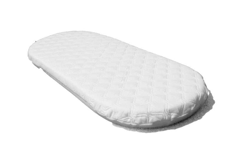 Suzy® Microfibre Hypoallergenic Moses Basket Mattress 66x28 x 4cm Thick Oval Shaped Will Fit Mothercare Moses Baskets British Made - BeesActive Australia