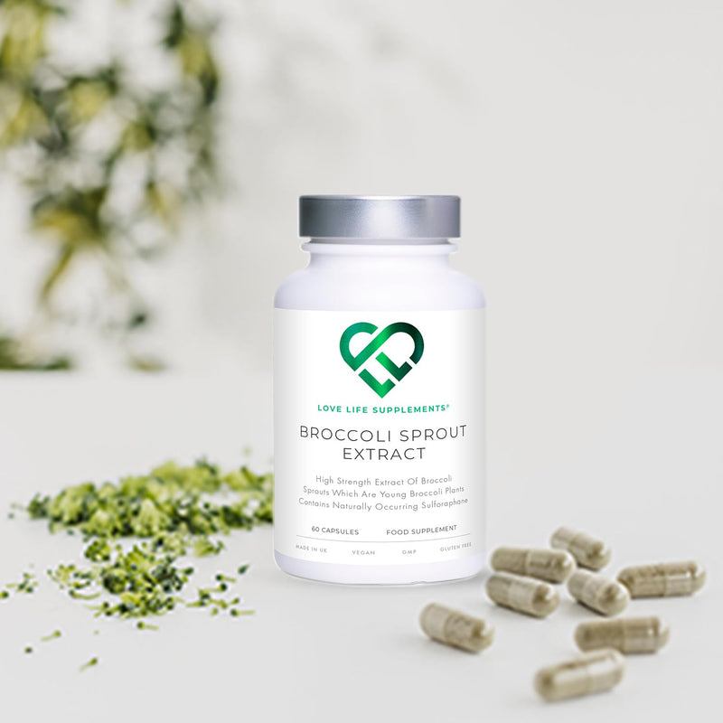 Broccoli Sprout Extract by LLS | Contains Activated Sulforaphane | 60 Capsules | 18,000mg of Whole Plant Equivalent per Serving | Sulforaphane Supplement | Potent Antioxidant Content - BeesActive Australia