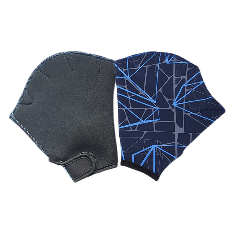 Aquatic Glove Open Finger Webbed Swimming Glove Elastic Nylon Water Training Paddle Adjustable Diving Hand Swim Gear Glove for Men Women Fitness Surfing Sport Hand Fin Diving Hand Web Equipment - BeesActive Australia
