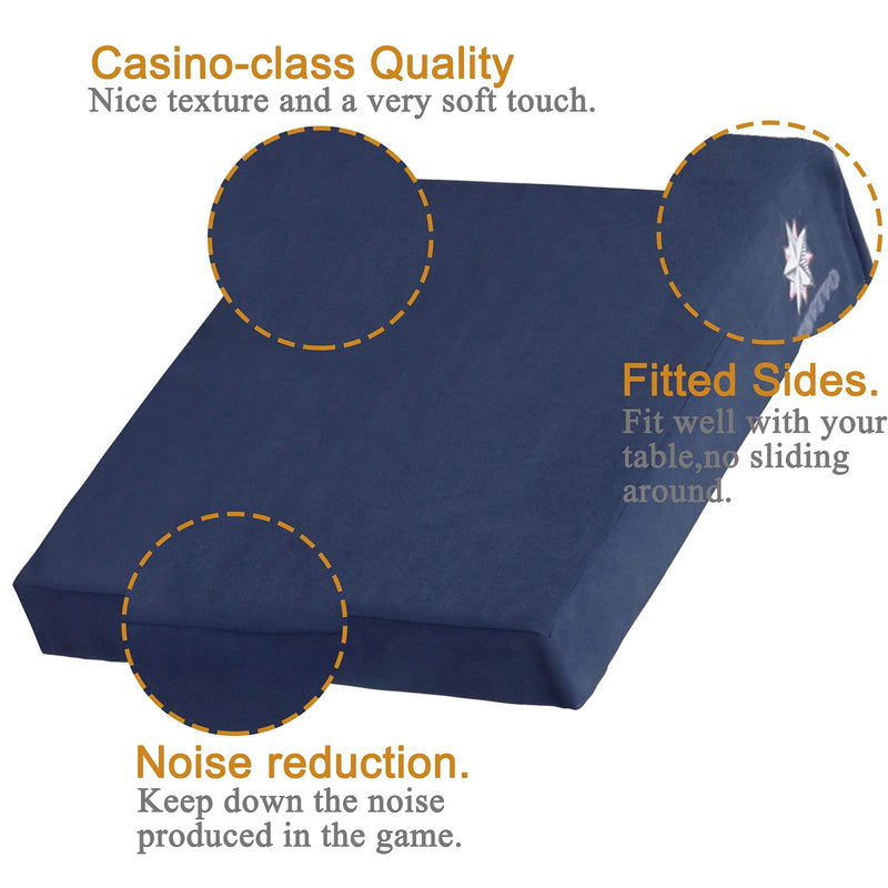 Plusvivo Mahjong Poker Game Table Cover Felt 36 x 36 in Noise