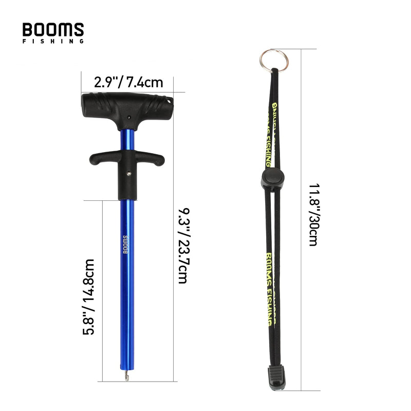 Booms Fishing R2 Hook Remover Squeeze-Out Fish Hook Tools 3 Colors Available 10inches Blue - BeesActive Australia