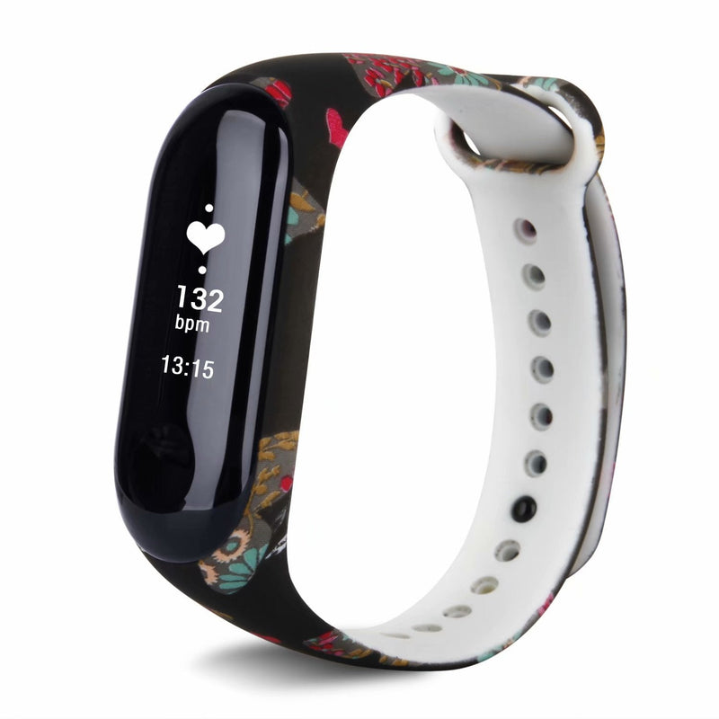 T-BLUER for Xiaomi Mi Band 4/Mi Band 3 Bands, Colourful Replacement Strap Wirstband for Xiaomi MiBand 4/MiBand 3 Band Smart Bracelet Accessories(No Tracker) 2PCS01 - BeesActive Australia