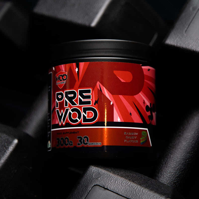 PRE WOD Pre Workout Supplement by WOD Powders - Elite Level Pre Workout Supplement Made in The UK for Functional Fitness (Juicy Lemon) Juicy Lemon - BeesActive Australia