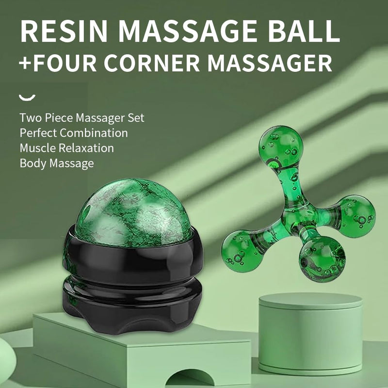 Massage Ball and Fascia Ball for Self Massage and Trigger Point Therapy Trigger Point Massager Acupressure Massage Ball Back Neck Pain Massage Roller - BeesActive Australia