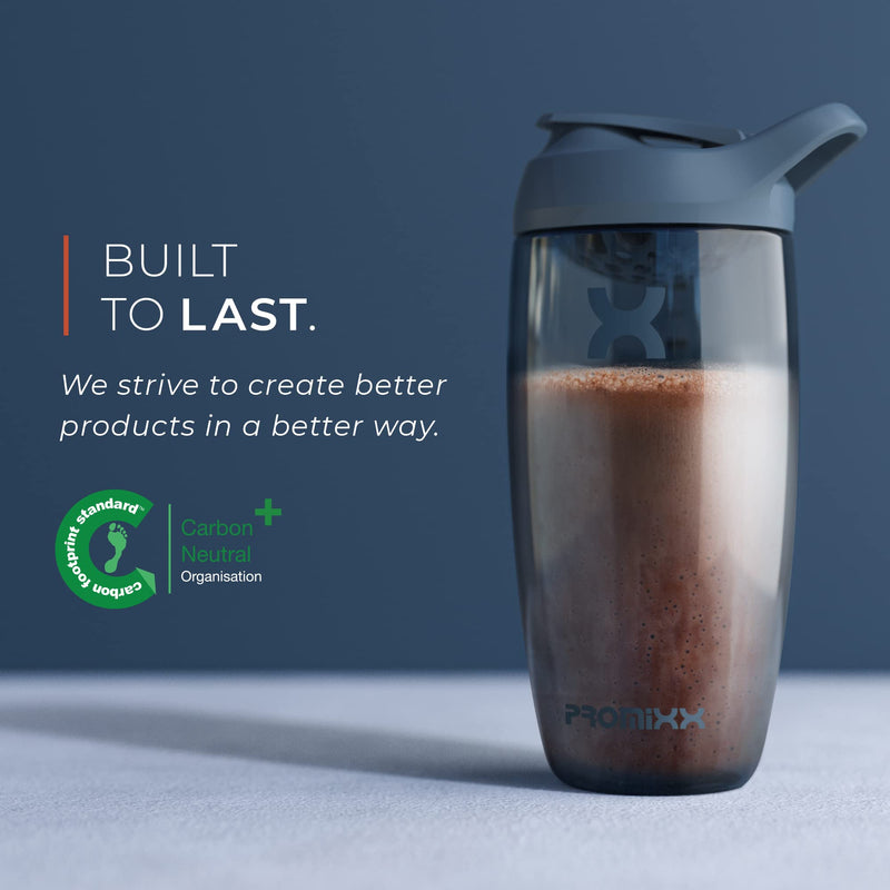 Promixx Pursuit Protein Shaker Bottle - Premium Shaker for Protein Shakes - Lifetime Durability, Leakproof, Odourless - 700ml / 24oz (Coral) Coral - BeesActive Australia