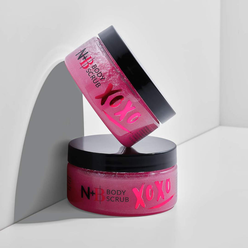 N+B Sugar Body Scrub | Invigorates and Brightens Skin | Oil Free | Removes impurities leaving skin soft and moisturized | Formulated with Pomegranate Seed Extract and Agave | Made in the USA | 9.5 oz - BeesActive Australia