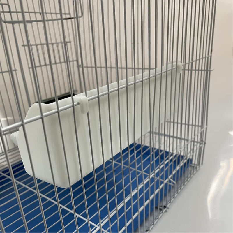 Seneme Bird Water Dispenser for Cage, Bird Food Feeder for Cage, Bird Food Bowl Cups, Bird Waterer Food Feeder, Birds Dispenser Feeder, Hanging Food Feeder for Cage with Feeder Accessories 4 Pack - BeesActive Australia