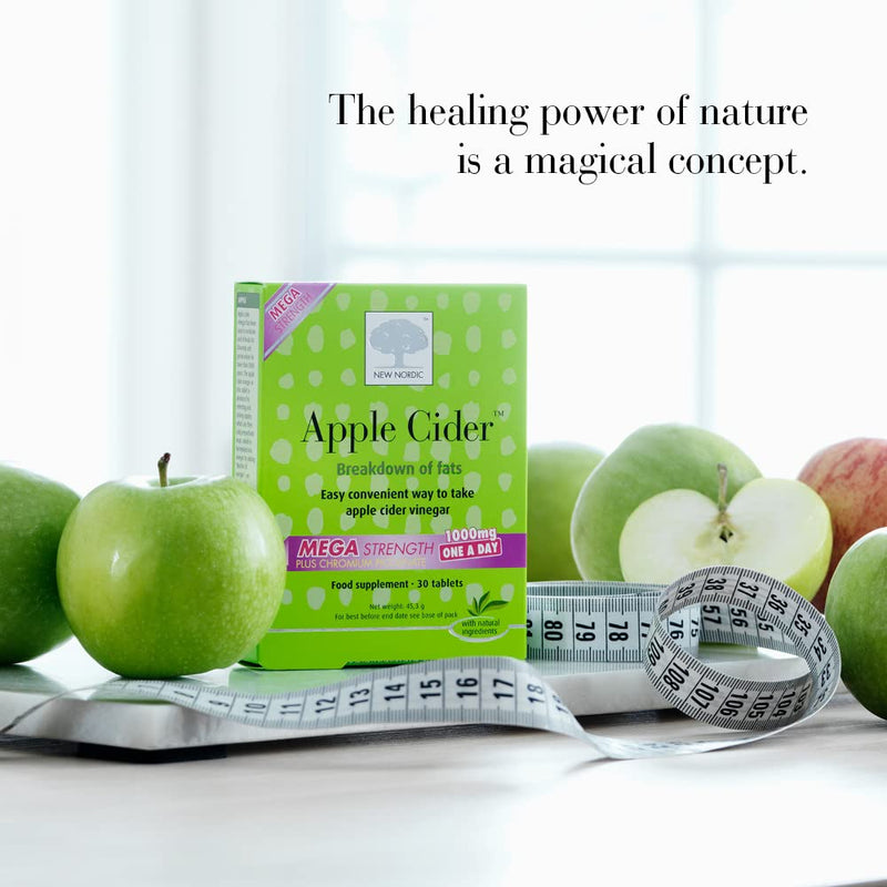 New Nordic Apple Cider Mega One a Day Tablets, Pack of 30 Apple Cider Mega - 30 Tablets - BeesActive Australia